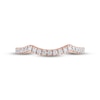 Thumbnail Image 3 of THE LEO Diamond Wedding Band 1/5 ct tw Round-cut 14K Rose Gold