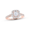 THE LEO Diamond Engagement Ring 1-1/6 ct tw Round-cut 14K Rose Gold