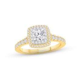 Now + Forever Diamond Engagement Ring 1 ct tw Round-cut 14K Two-Tone Gold