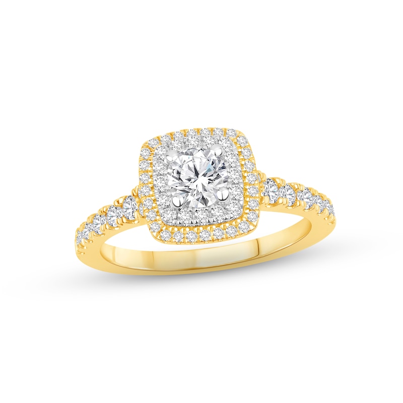 Main Image 1 of Now + Forever Diamond Engagement Ring 1 ct tw Round-cut 14K Two-Tone Gold