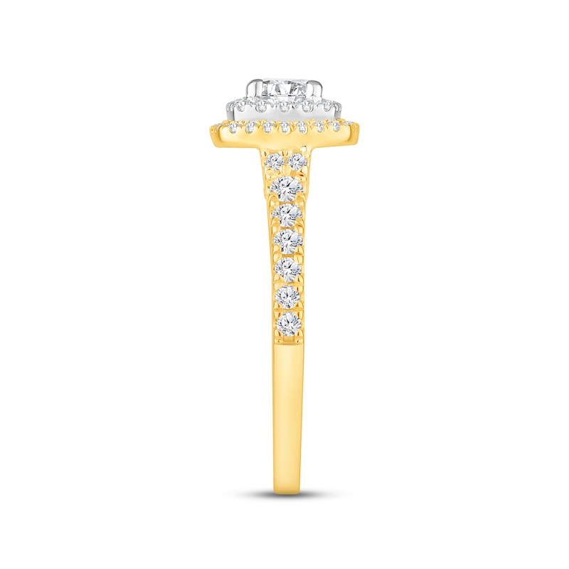 Main Image 2 of Now + Forever Diamond Engagement Ring 1 ct tw Round-cut 14K Two-Tone Gold