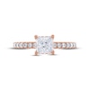 Thumbnail Image 3 of Now + Forever Diamond Engagement Ring 1-1/3 ct tw Princess & Round-cut 14K Rose Gold
