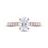 Thumbnail Image 3 of Now + Forever Diamond Engagement Ring 1-1/3 ct tw Oval & Round-cut 14K Rose Gold