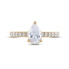 Thumbnail Image 3 of Now + Forever Diamond Engagement Ring 1-1/3 ct tw Pear & Round-cut 14K Yellow Gold