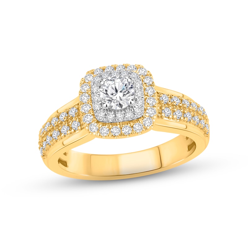 Main Image 1 of Now + Forever Diamond Engagement Ring 3/4 ct tw Round-cut 14K Two-Tone Gold