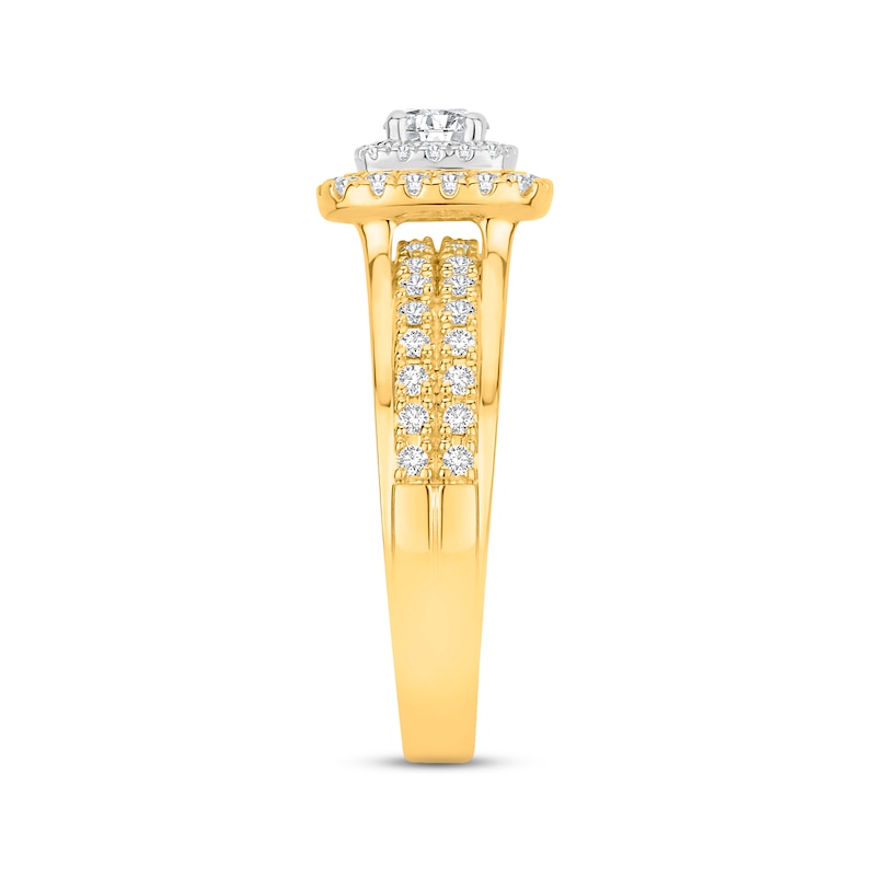 Main Image 2 of Now + Forever Diamond Engagement Ring 3/4 ct tw Round-cut 14K Two-Tone Gold