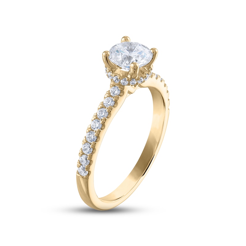 Main Image 2 of Now + Forever Diamond Engagement Ring 1-1/3 ct tw Round-cut 14K Yellow Gold