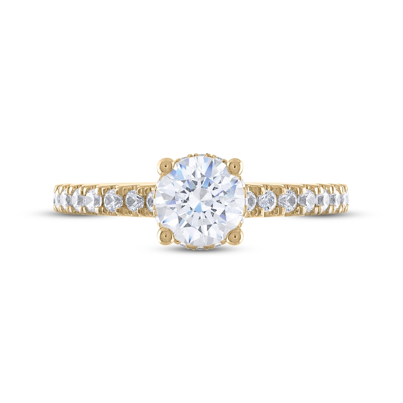 Main Image 3 of Now + Forever Diamond Engagement Ring 1-1/3 ct tw Round-cut 14K Yellow Gold