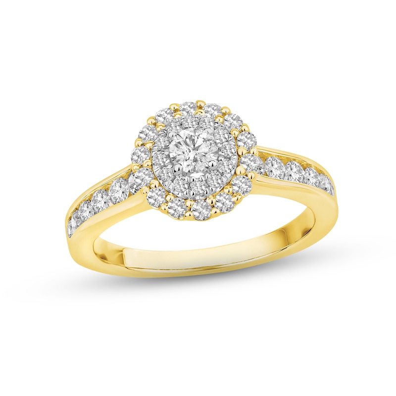 Main Image 1 of Now + Forever Diamond Engagement Ring 1 ct tw Round-cut 14K Two-Tone Gold