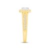 Thumbnail Image 2 of Now + Forever Diamond Engagement Ring 3/4 ct tw Princess & Round-cut 14K Two-Tone Gold