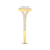 Thumbnail Image 2 of Now + Forever Multi-Diamond Engagement Ring 3/4 ct tw Round-cut 10K Two-Tone Gold