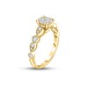 Multi-Diamond Engagement Ring 5/8 ct tw Round-cut 14K Yellow Gold