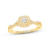 Thumbnail Image 0 of Diamond Engagement Ring 3/8 ct tw Round-cut 10K Yellow Gold