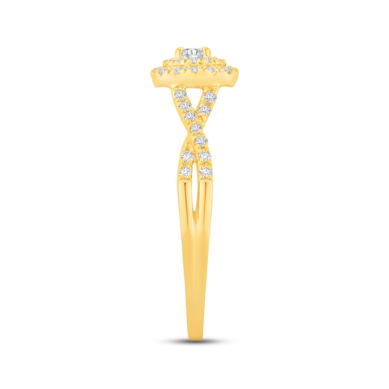 Main Image 2 of Now + Forever Diamond Engagement Ring 3/8 ct tw Round-cut 10K Yellow Gold