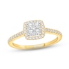 Thumbnail Image 1 of Now + Forever Multi-Diamond Engagement Ring 1/2 ct tw Round-cut 10K Two-Tone Gold