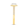 Thumbnail Image 2 of Now + Forever Multi-Diamond Engagement Ring 1/2 ct tw Round-cut 10K Two-Tone Gold