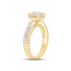 Thumbnail Image 2 of Now + Forever Multi-Diamond Engagement Ring 1 ct tw Princess & Round-cut 14K Yellow Gold