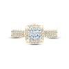 Thumbnail Image 3 of Now + Forever Multi-Diamond Engagement Ring 1 ct tw Princess & Round-cut 14K Yellow Gold