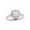 Thumbnail Image 0 of THE LEO Diamond Engagement Ring 1-1/3 ct tw Round-cut 14K Rose Gold