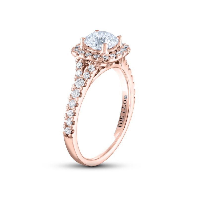 THE LEO Diamond Engagement Ring 1-1/3 ct tw Round-cut 14K Rose Gold