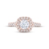Thumbnail Image 2 of THE LEO Diamond Engagement Ring 1-1/3 ct tw Round-cut 14K Rose Gold