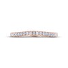 THE LEO Diamond Wedding Band 1/5 ct tw Round-cut 14K Rose Gold
