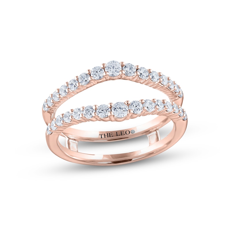 Main Image 1 of THE LEO Diamond Enhancer Ring 3/4 ct tw Round-cut 14K Rose Gold