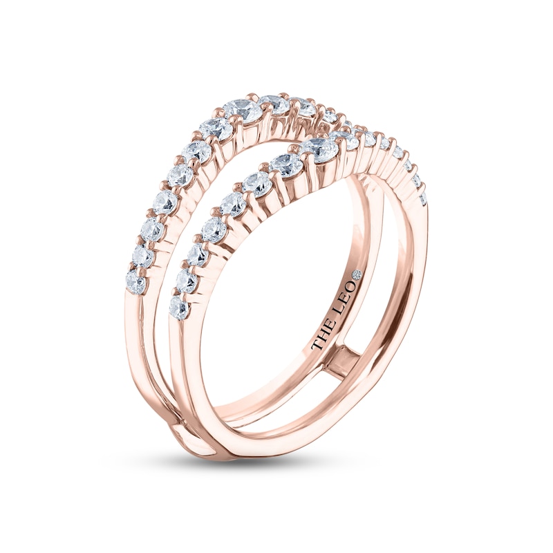 Main Image 2 of THE LEO Diamond Enhancer Ring 3/4 ct tw Round-cut 14K Rose Gold