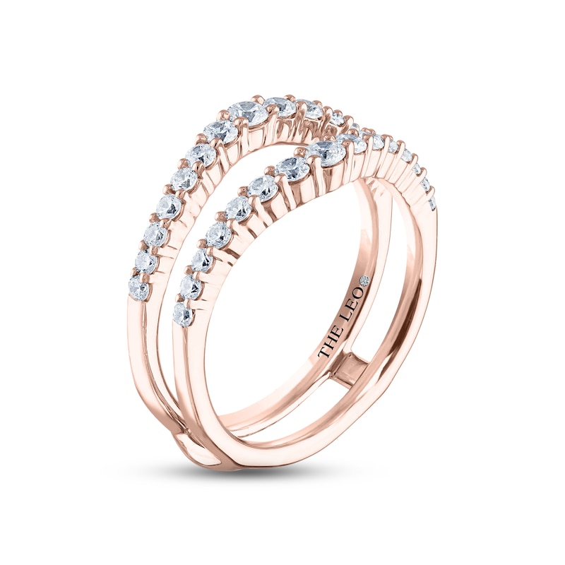 THE LEO Diamond Enhancer Ring 3/4 ct tw Round-cut 14K Rose Gold