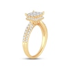 Thumbnail Image 2 of Now + Forever Multi-Diamond Engagement Ring 1 ct tw Princess & Round-cut 14K Yellow Gold