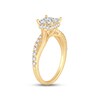 Thumbnail Image 2 of Now + Forever Multi-Diamond Engagement Ring 1 ct tw Princess & Round-cut 14K Yellow Gold
