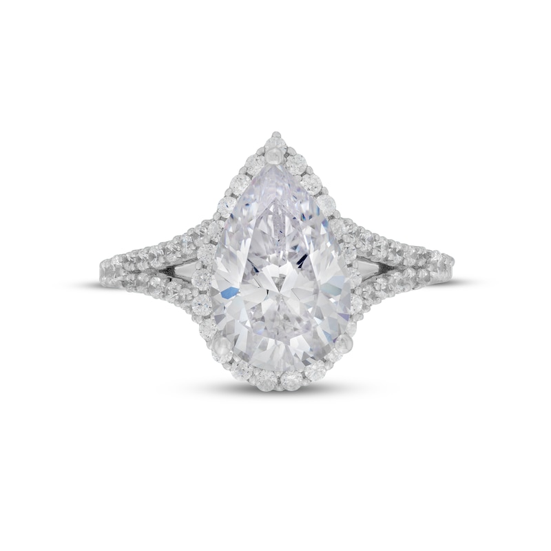 Lab-Created Diamonds by KAY Pear Shaped Engagement Ring 2-1/2 ct tw 14K White Gold