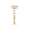 Thumbnail Image 2 of Memories Moments Magic Multi-Diamond Engagement Ring 1 ct tw Baguette & Round-cut 14K Rose Gold
