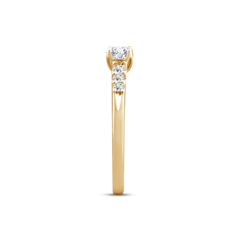 Main Image 2 of Now + Forever Diamond Engagement Ring 3/8 ct tw Round-cut 14K Yellow Gold