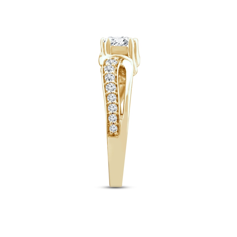 Main Image 2 of Now + Forever Diamond Engagement Ring 1-1/4 ct tw Round-cut 14K Yellow Gold