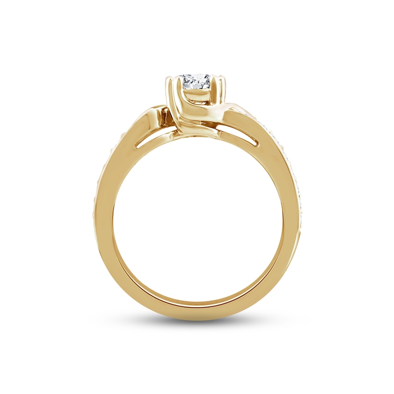 Main Image 3 of Now + Forever Diamond Engagement Ring 1-1/4 ct tw Round-cut 14K Yellow Gold