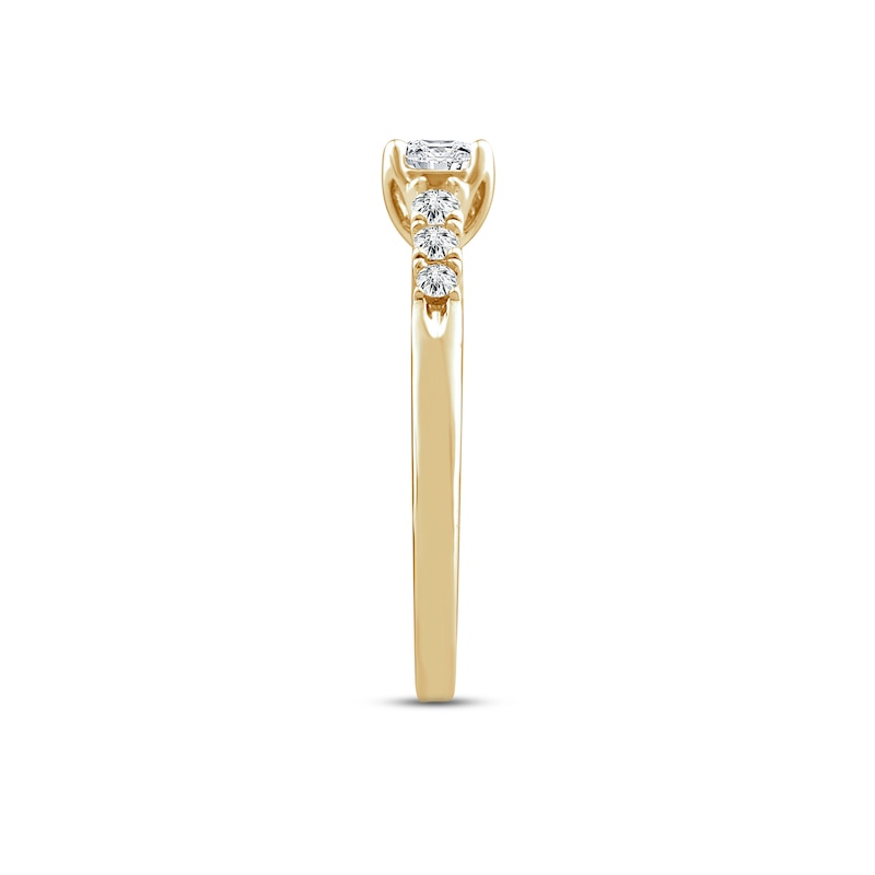 Main Image 2 of Now + Forever Diamond Engagement Ring 3/8 ct tw Princess & Round-cut 14K Yellow Gold