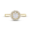Thumbnail Image 3 of Now + Forever Multi-Diamond Engagement Ring 3/8 ct tw Round-cut 14K Yellow Gold