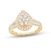 Thumbnail Image 1 of Now + Forever Multi-Diamond Engagement Ring 1 ct tw Round-cut 14K Yellow Gold
