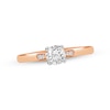Thumbnail Image 0 of Diamond Engagement Ring 1/3 ct tw Round-cut 14K Two-Tone Gold