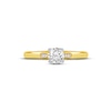 Thumbnail Image 3 of Diamond Engagement Ring 1/3 ct tw Round-cut 14K Two-Tone Gold