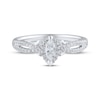 Thumbnail Image 3 of Now + Forever Diamond Engagement Ring 1/2 ct tw Marquise & Round-cut 14K White Gold