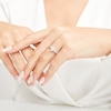 Thumbnail Image 4 of Now + Forever Diamond Engagement Ring 1/2 ct tw Marquise & Round-cut 14K White Gold