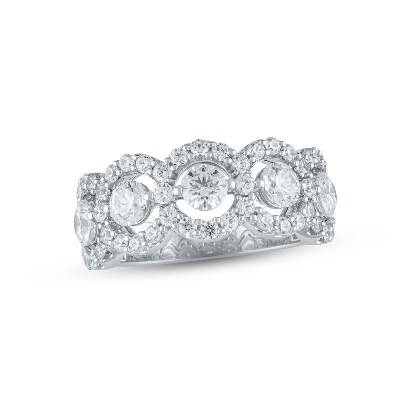 Main Image 1 of Now + Forever Lab-Grown Diamonds Anniversary Band 2 ct tw 14K White Gold