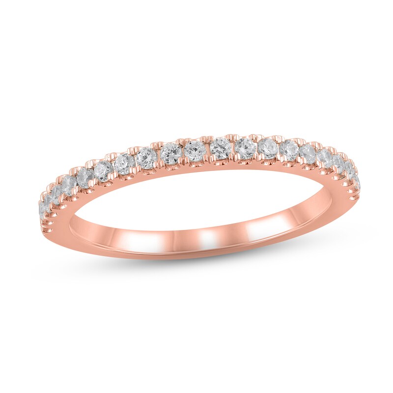 Lab-Created Diamonds by KAY Anniversary Band 1/4 ct tw 14K Rose Gold