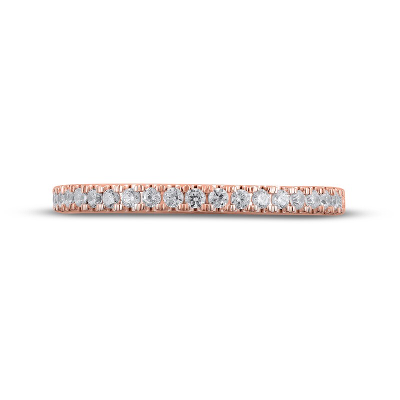 Lab-Created Diamonds by KAY Anniversary Band 1/4 ct tw 14K Rose Gold
