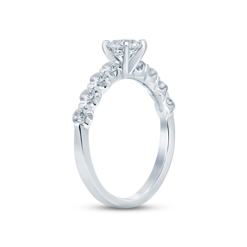 Diamond Engagement Ring 1 ct tw Round-cut 14K White Gold