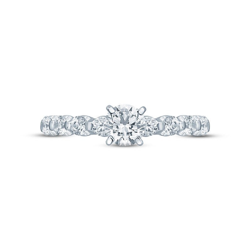Diamond Engagement Ring 1 ct tw Round-cut 14K White Gold