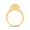 Thumbnail Image 1 of Diamond Halo Engagement Ring 1 ct tw Round-cut 14K Yellow Gold
