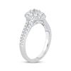 Diamond Engagement Ring 1 ct tw Oval & Round-cut 14K White Gold